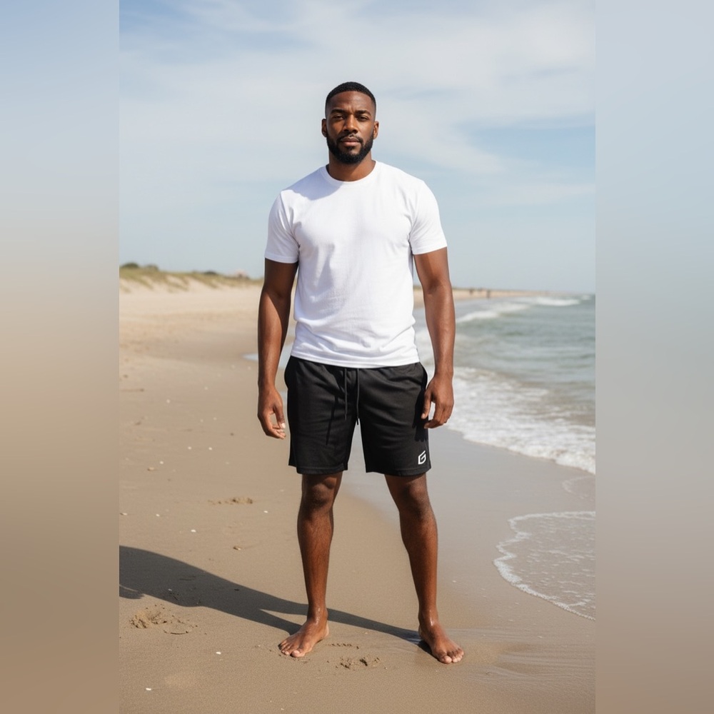 Black Athletic Shorts (2pair)